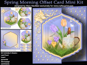 Spring Morning Offset Card Mini Kit