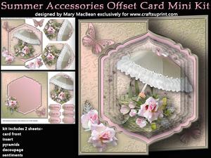 Summer Accessories Offset Card Mini Kit