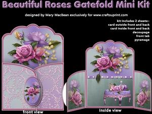 Beautiful Roses Gatefold Mini Kit