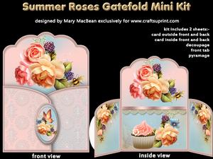 Summer Roses Gatefold Mini Kit
