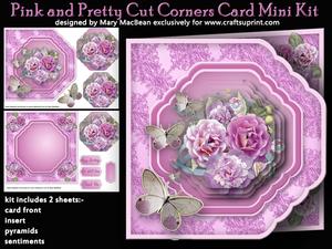 Pink and Pretty Cut Corners Card Mini Kit