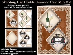 Wedding Day Double Diamond Card Mini Kit