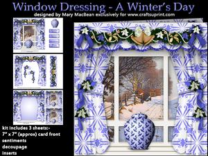 Window Dressing - a Winter's Day