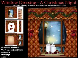 Window Dressing - a Christmas Night