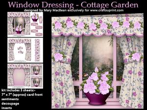 Window Dressings - Cottage Garden
