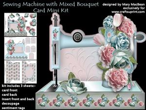 cup550404_1648 - Sewing Machine with Mixed Bouquet Mini Kit