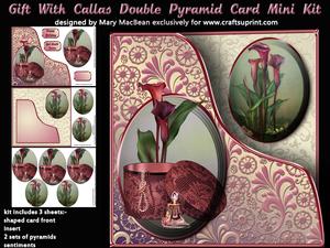 Gift with Callas Double Pyramid Card Mini Kit