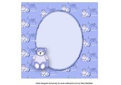 Baby Boy Pocket Card Insert