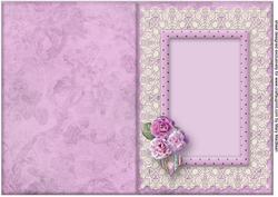Lacy Lovelies A5 - Flowers and Butterflies Insert