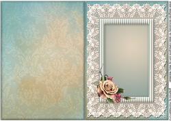 Lacy Lovelies A5 - Champagne Roses Insert