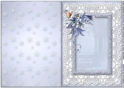 Lacy Lovelies A5 - Christmas Florals Insert
