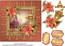 Lacy Lovelies 7" x 7" - Christmas Lantern