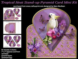 Tropical Heat Stand-up Pyramid Card Mini Kit