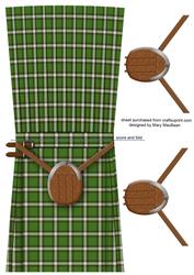 Kilt Card - Green