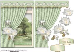 Room with a View - White Posy