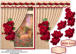 Room with a View - Red Roses