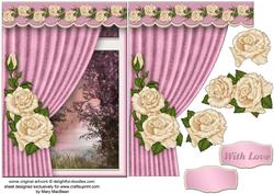 Room with a View - Cream Roses