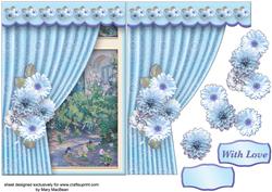 Room with a View - Blue Posy