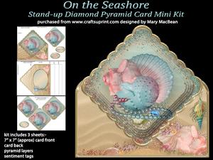 On the Seashore Diamond Pyramid Card Mini Kit