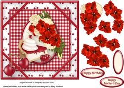 Cherry Pie Corner Frame Card