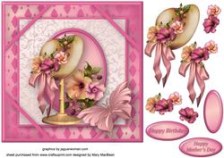 Summer Hat Corner Frame Card