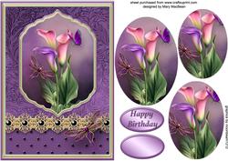 Calla Lilies Card Front