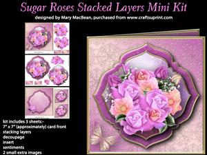 Sugar Roses Stacked Layers Mini Kit