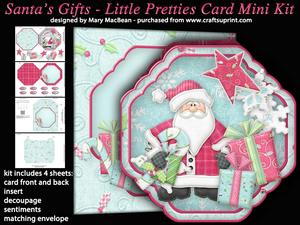 Santa's Gifts - Little Pretties Card Mini Kit