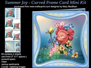 Summer Joy - Curved Frame Card Mini Kit