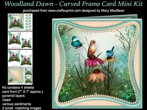 Woodland Dawn - Curved Frame Card Mini Kit