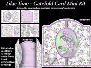 Lilac Time - Gatefold Card Mini Kit