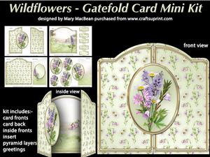 Wildflowers - Gatefold Card Mini Kit