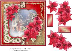 Carol Singing Decoupage Card Front