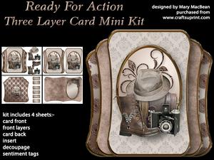 Ready for Action - Three Layer Card Mini Kit
