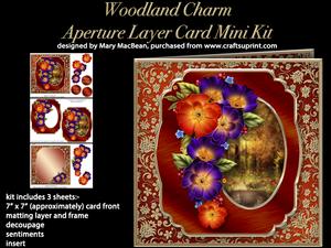Woodland Charm - Aperture Layer Card Mini Kit