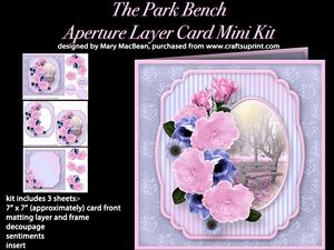 The Park Bench - Aperture Layer Card Mini Kit