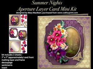 Summer Nights - Aperture Layer Card Mini Kit