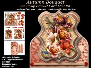 Autumn Bouquet Stand-up Bracket Card Mini Kit