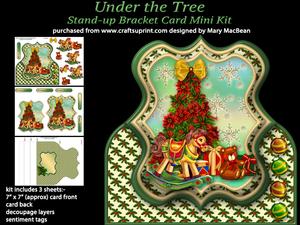 Under the Tree - Stand-up Bracket Card Mini Kit