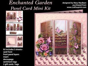 Enchanted Garden Panel Card Mini Kit