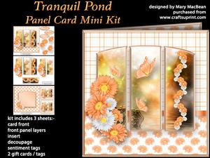 Tranquil Pond Panel Card Mini Kit