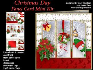Christmas Day Panel Card Mini Kit