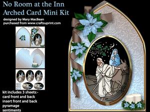 No Room at the Inn - Arched Card Mini Kit