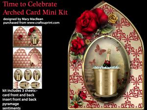 Time to Celebrate - Arched Card Mini Kit