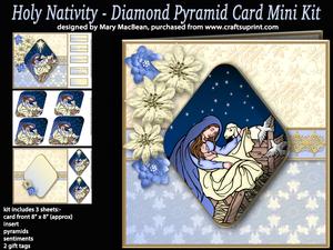 Holy Nativity - Diamond Pyramid Card Mini Kit