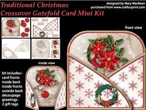 Traditional Christmas - Crossover Gatefold Card Mini Kit