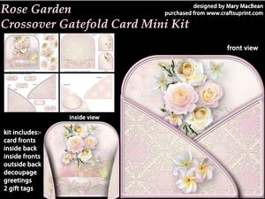 Rose Garden - Crossover Gatefold Card Mini Kit
