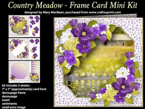 Country Meadow - Frame Card Mini Kit
