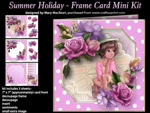 Summer Holiday - Frame Card Mini Kit