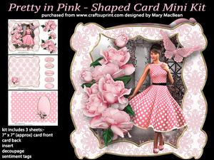 Pretty in Pink - Shaped Card Mini Kit